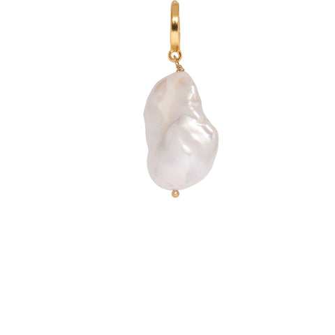 Baroque Pearl Semi-Precious Clip-On Charm