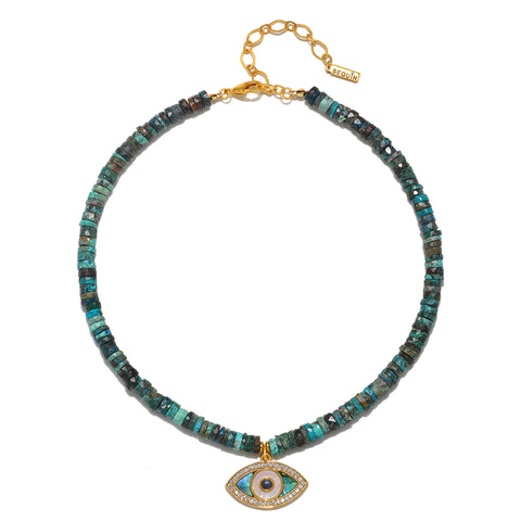 Moonlight Evil Eye Necklace