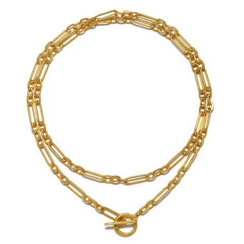 Figaro Convertible Necklace-Gold