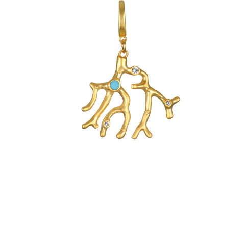 Coral Branch Clip-On Charm