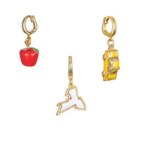 New York Charm Clip-On Charm Set