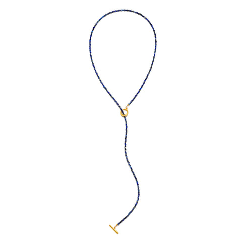 Lapis Convertible Beaded Necklace