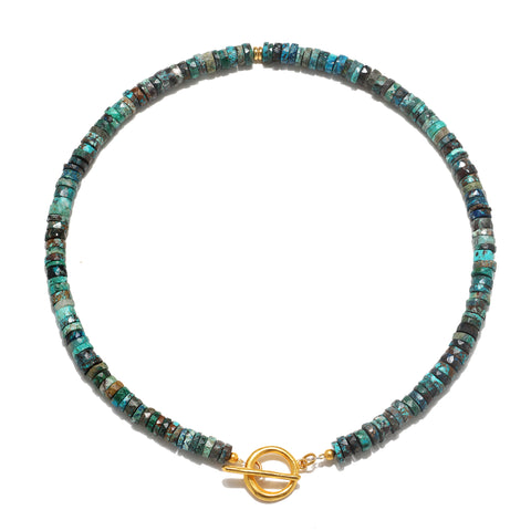 Chrysocolla Beaded Necklace