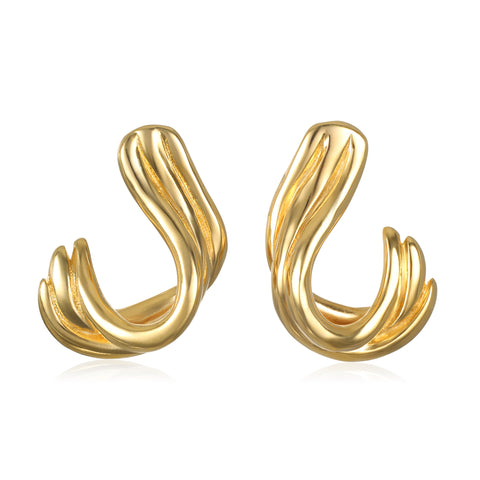 Logan Earrings - Gold