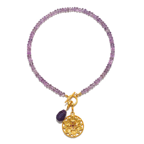 Amethyst Garden Necklace