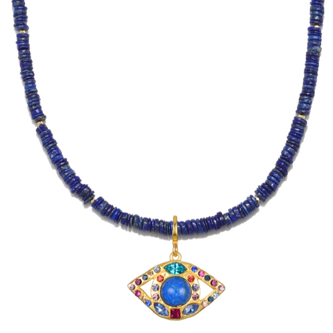 Mosaic Evil Eye Necklace