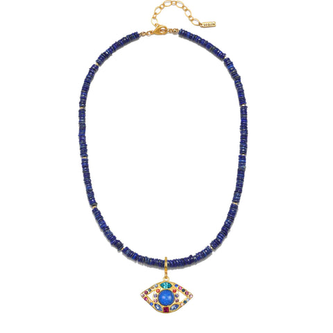 Mosaic Evil Eye Necklace