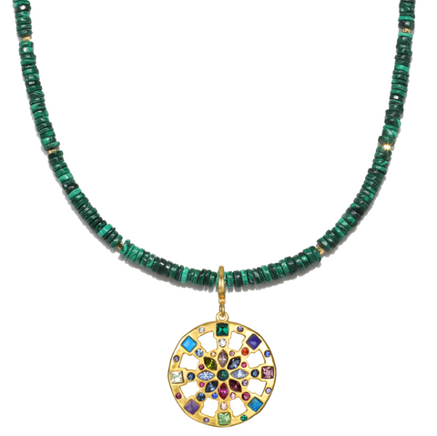 Mosaic Mandala Necklace