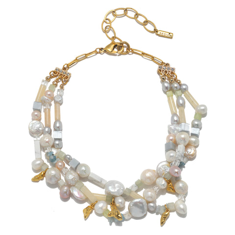 Mabelle 3-Strand Pearl Choker Necklace